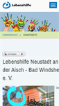 Mobile Screenshot of lebenshilfe-badwindsheim.de